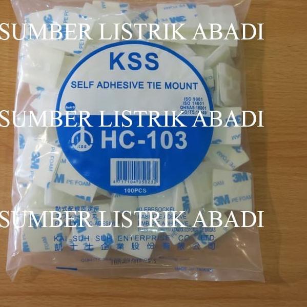 

KSS Self Adhesive Tie Mount HC-103 (PEREKAT 3M)