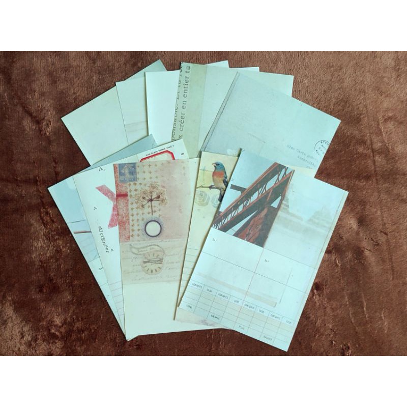 

Paper Vintage Retro Aesthetic | Kertas Vintage Retro untuk Bujo Journal Scrapbook