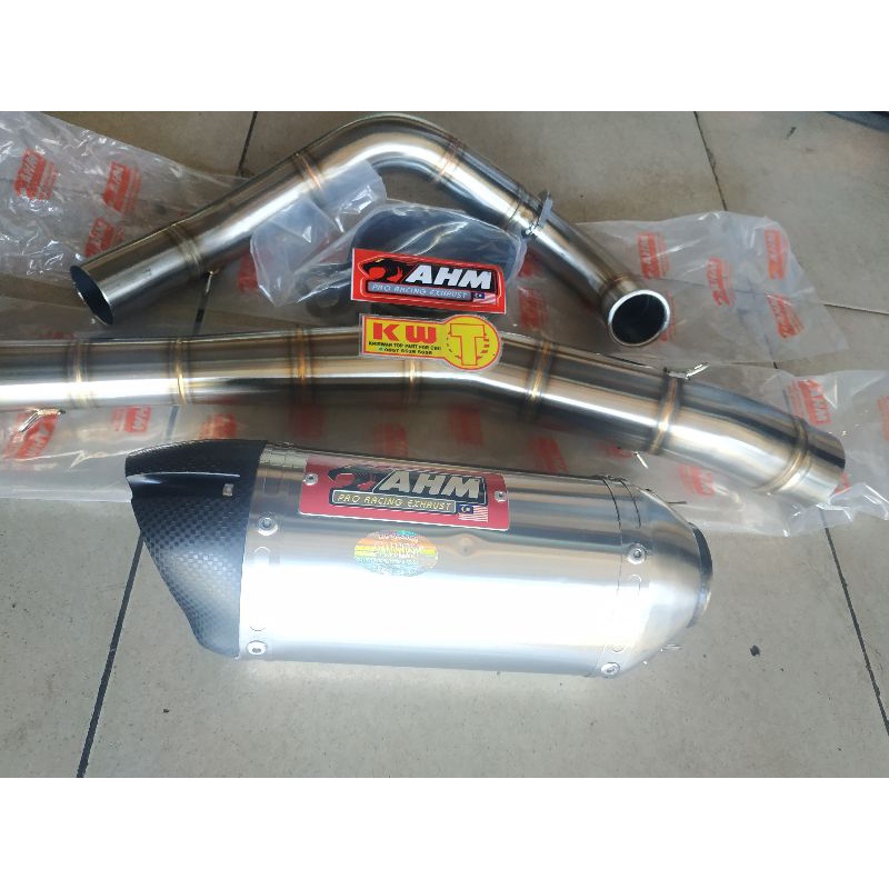 knalpot AHM MX king racing knalpot MX king AHM ORI Malaysia