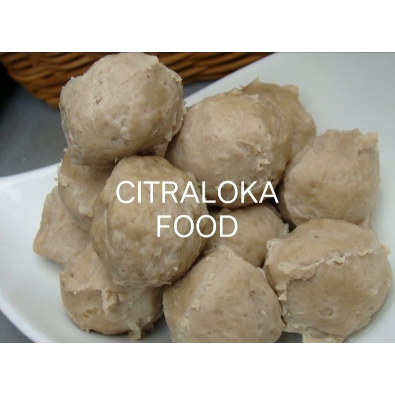 

Bakso sapi ukuran sedang