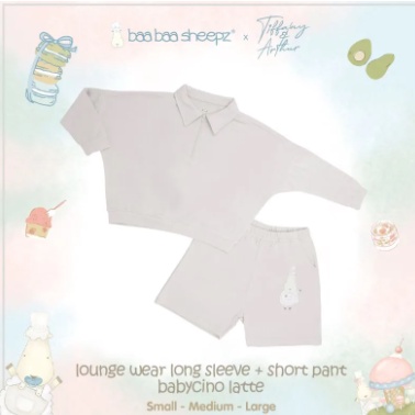 Baa Baa Sheepz x Tiffany Kids Long Sleeve Shirt + Shorts Pant Chef Baa