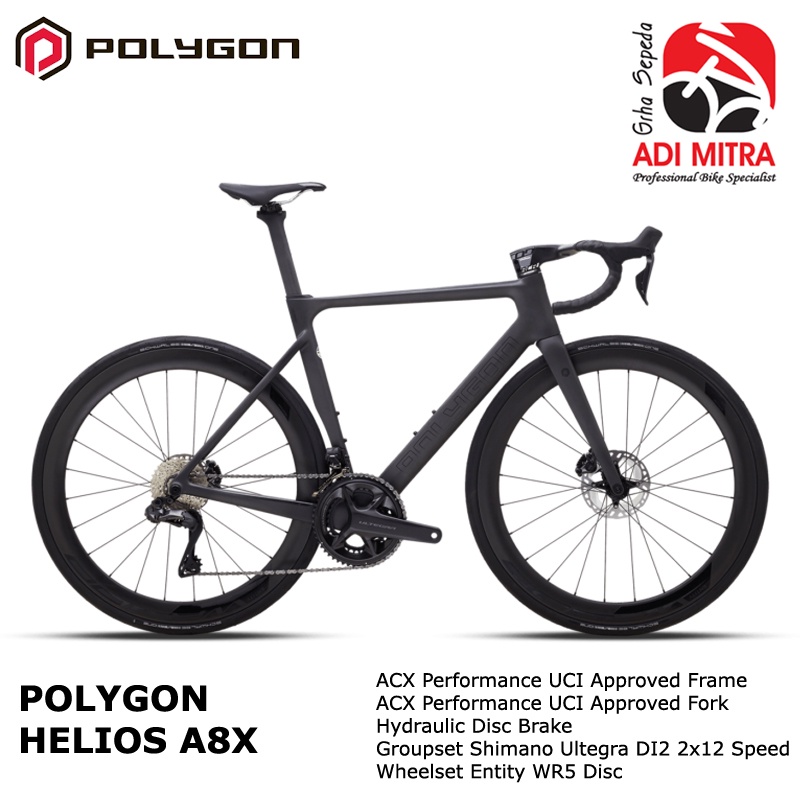 Polygon Helios A8X [700C] Road Bike Sepeda Balap