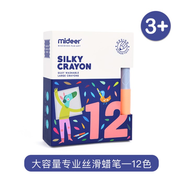 

Mideer Silky Crayon Isi 12