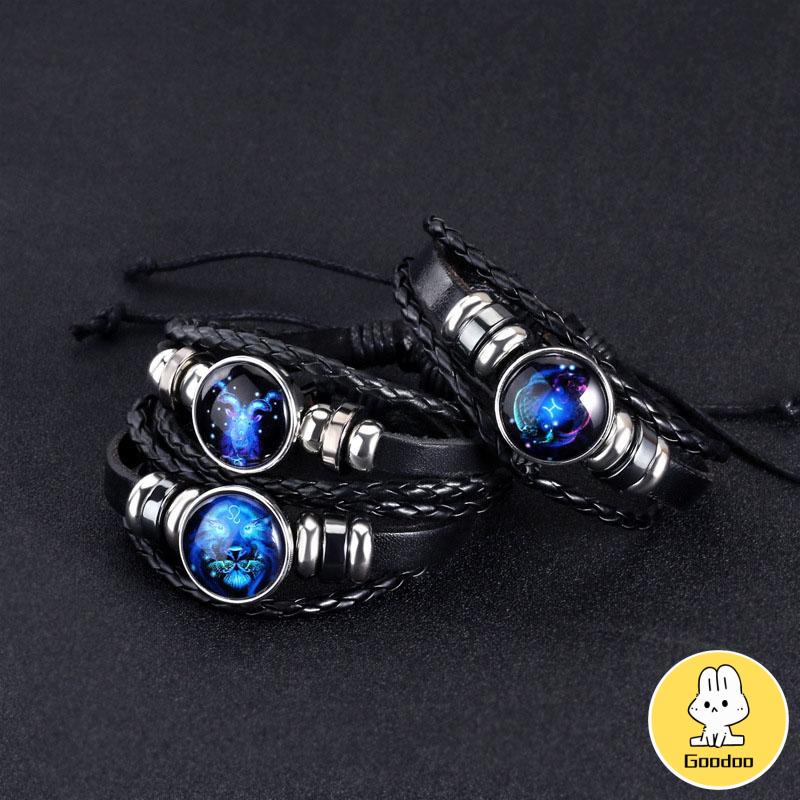 Gelang konstelasi Gelang Zodiak Import Gelang Manik-manik Batu -Doo