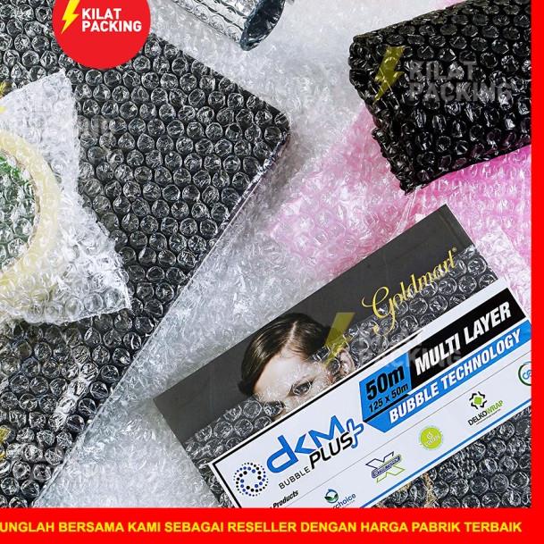 

PLASTIK BUBBLE WRAP HITAM TEBAL 125CM X 50M / BUBBLE WRAP DKM PLUS