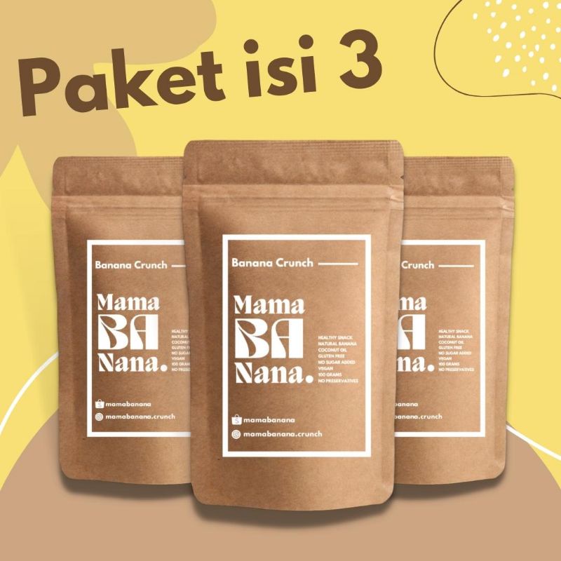 

Mamabanana Crunch - Paket isi 3