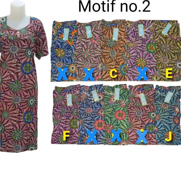 Daster Kencana Ungu label biru 41