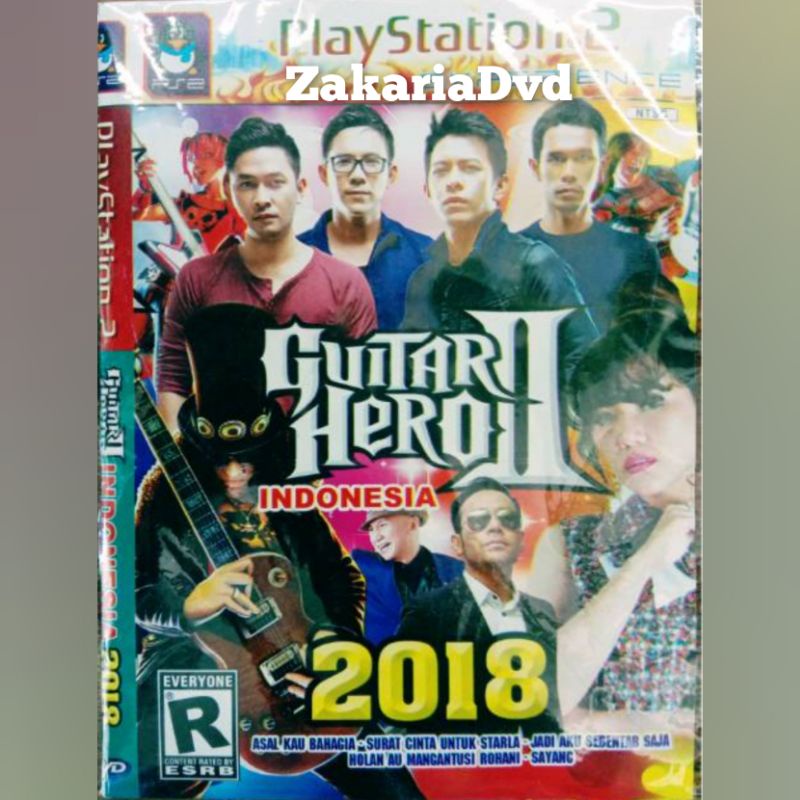 Kaset Ps 2 Guitar Hero 2 Indonesia