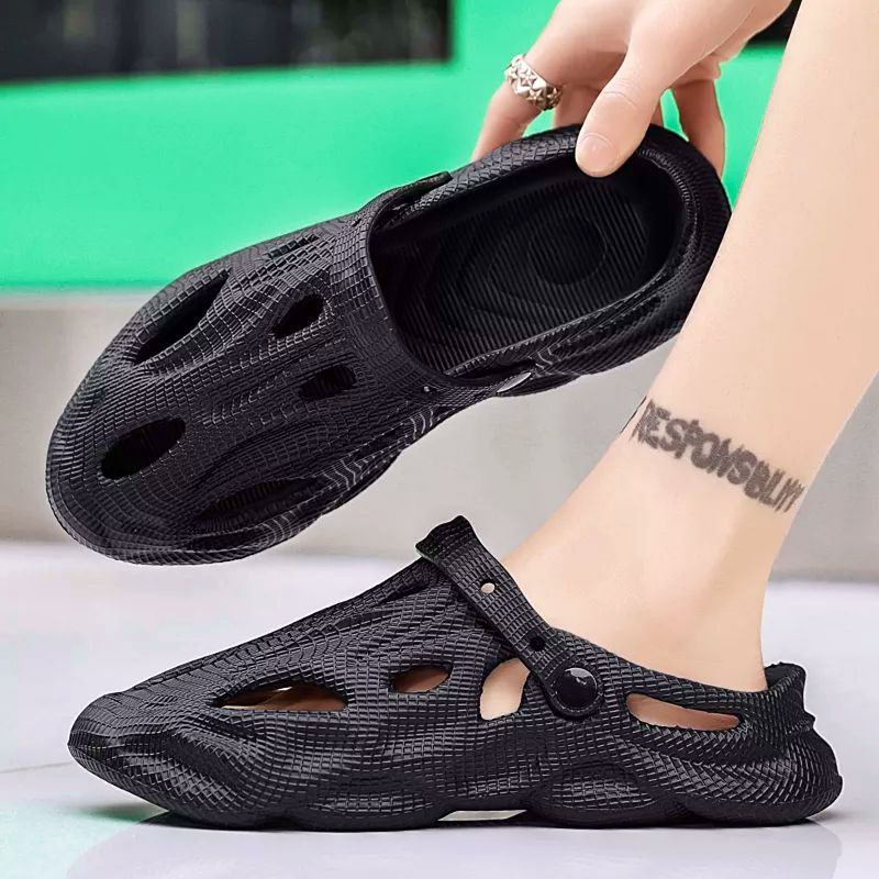 Sepatu Pria Selop Bakpao Eva Tebal / Sepatu Sandal Pria Musim Panas