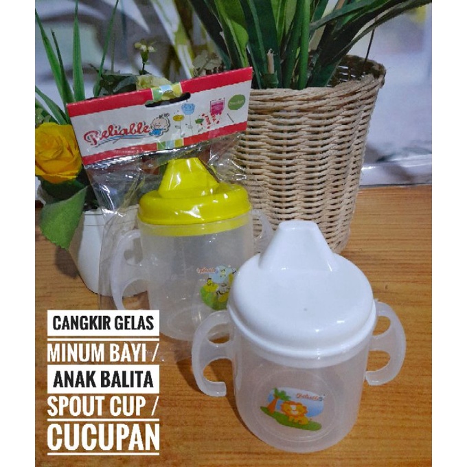 Gelas Cangkir Tempat Minum Cucupan Training Spout Cup Anak Bayi Balita 6 Bulan 1 Tahun Bpa Free Reli