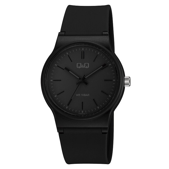 Jam Tangan Pria Sporty Casual Rubber Analog Original Q&amp;Q QnQ QQ VS50 VS50J Series