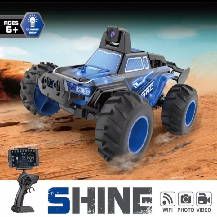 Mainan Anak RC Mobil Kamera ~ Wireless Camera Off-Road Racing SHINE