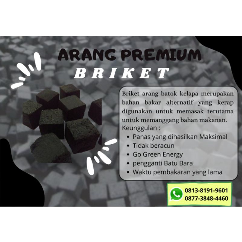 arang briket premium asli