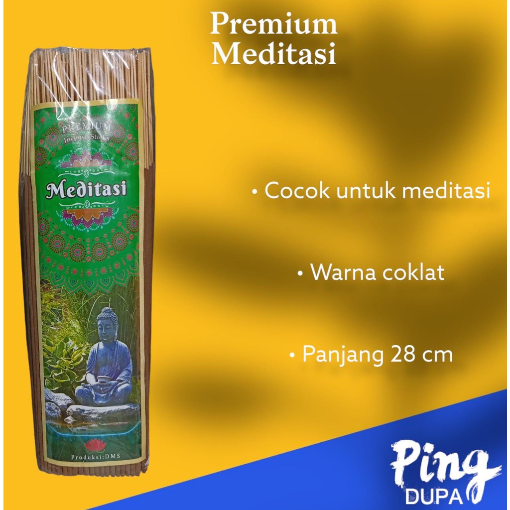 Dupa Bali Meditasi Premium Incense Sticks Produksi Dupa Mas Sejahtera