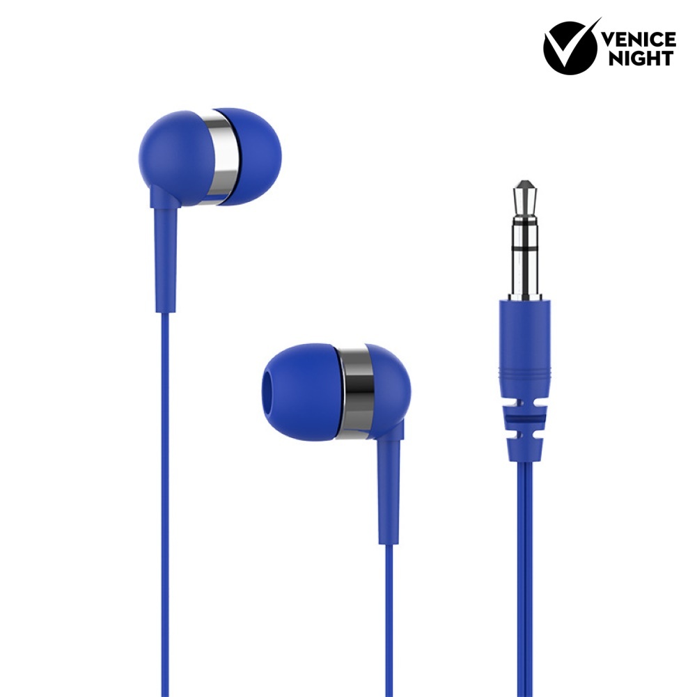 (VNEP) (Berkabel) Universal 3.5mm Plug In-Ear Kebisingan Membatalkan HiFi Earphone Olahraga Headset