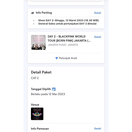 tiket konser Blackpink Jakarta indonesia 2023