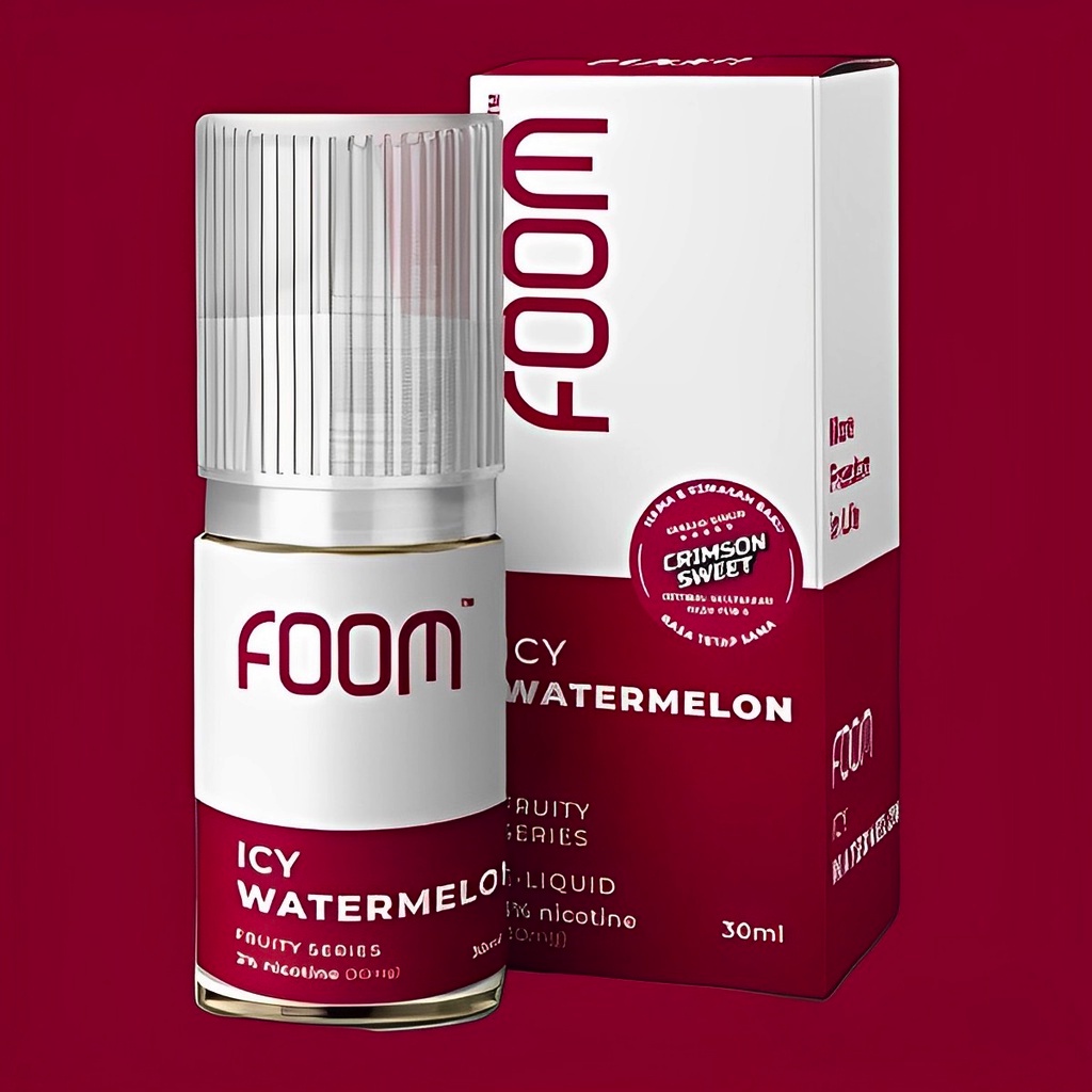 LIQUIDS 30ML FOOM ICY WATERMELON / FOOM CRIMSON SWEET 30MG