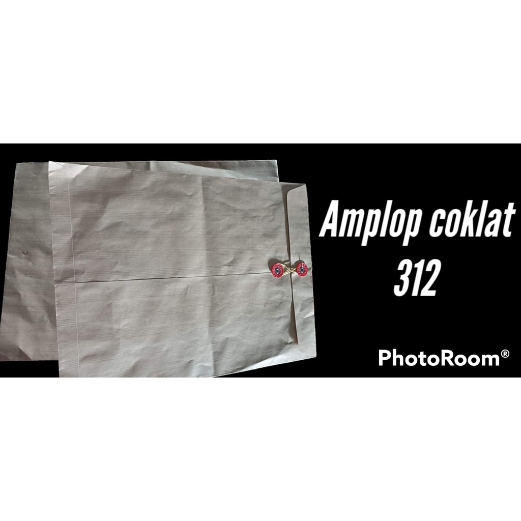 

AMPLOP COKLAT POLOS TALI 312 MURAH ISI 10PCS
