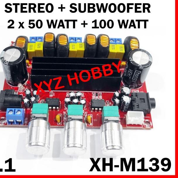 XH-M139 TPA3116D2 Power Class D 2.1 Stereo + Subwoofer TPA3116 139
