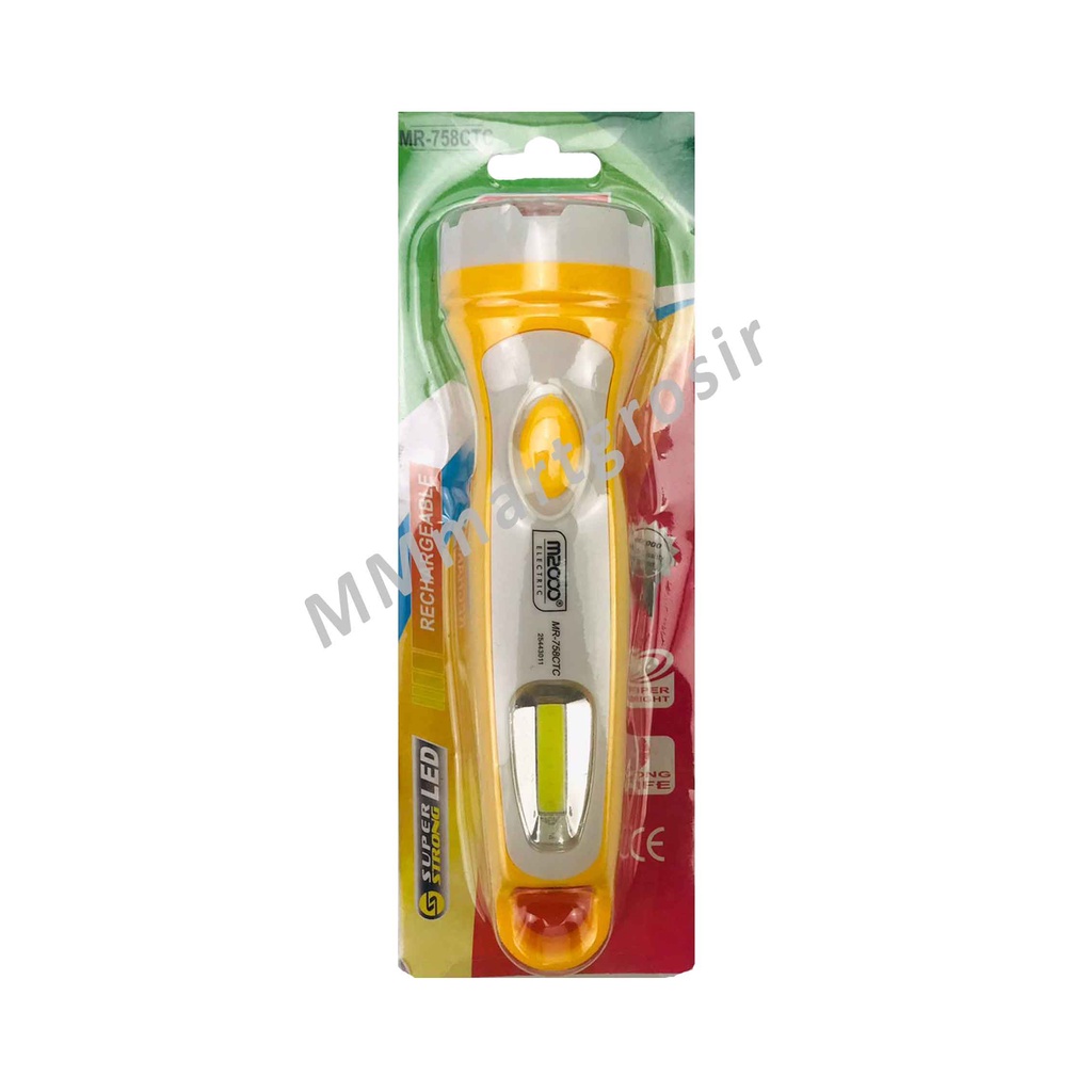 Senter Cas M2000 / Senter LED Flashlight / Super Strong LED / Rechargeable