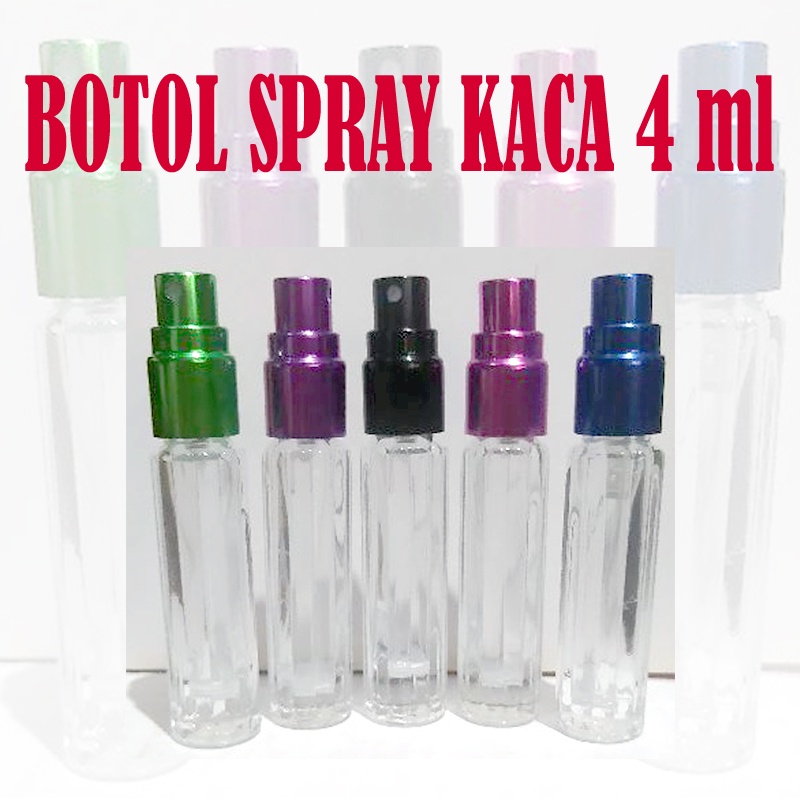 Botol Spray 4 ml Kaca Beling 4ml