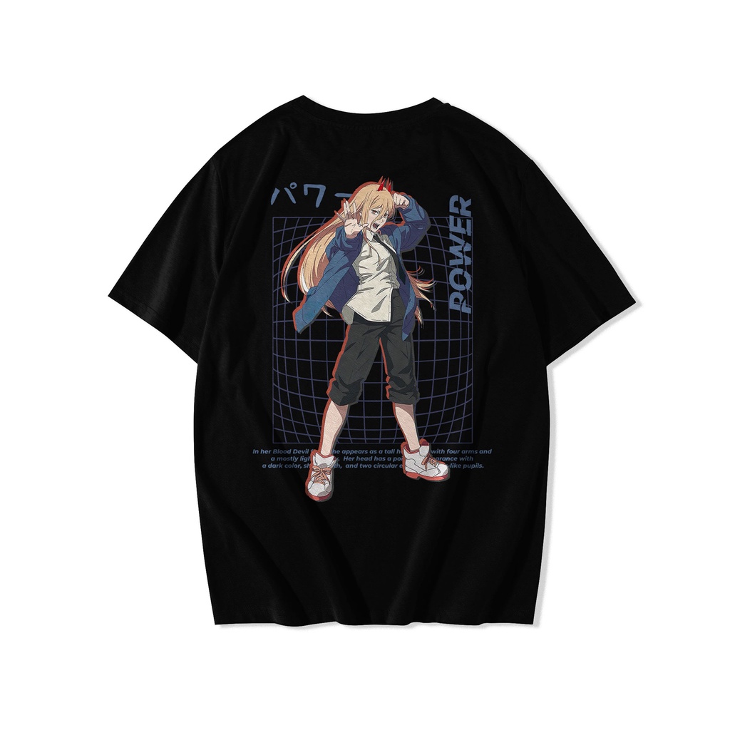 Kaos Power chainsaw man baju chainsawman Tshirt
