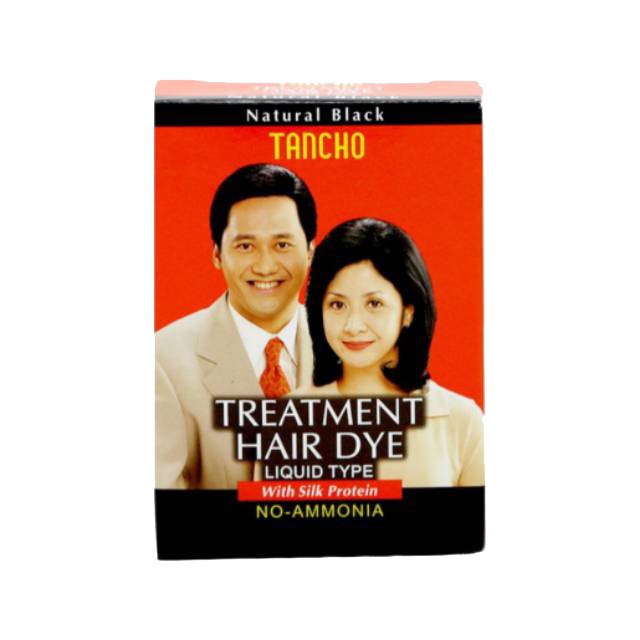 Ningrum - Tancho Treatment Hair Dye Liquid Type with Silk Protection No Ammonia Natural Black 40ml &amp; 80ml 100% Original - 9902