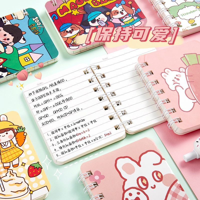 MJ88 NOTE BOOK RING MINI/BUKU NOTES KECIL AESTHETIC/BUKU TULIS RING SUPER MURAH