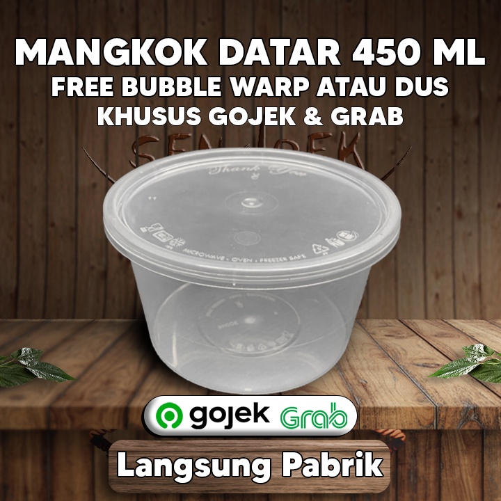 Thinwall Mangkok Mangkuk Plastik 450 ml / Thinwall Bowl 450 ml