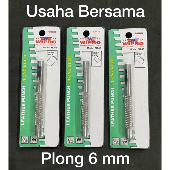 

Plong Kulit 6 mm WIPRO Alat Pembolong Gasket Kulit 6mm Punch Leather