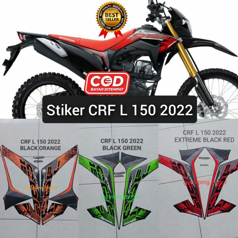 striping stiker sticker honda crf L 150 2022