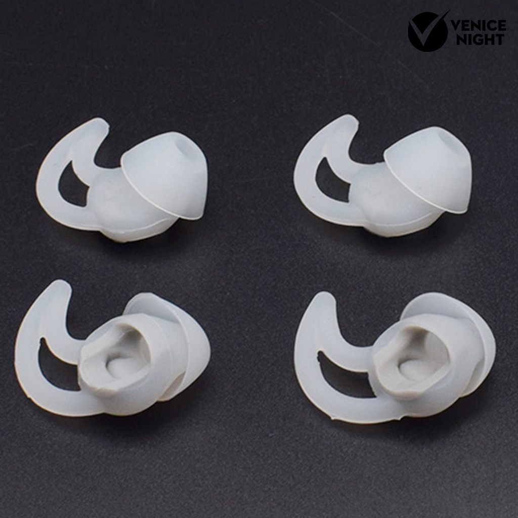 (VNEP) (Berkabel) 6Pcs Silicone In-Ear Earbud Tips Penutup Pelindung untuk BOSE Soundsport QC20 QC20i IE2 IE3