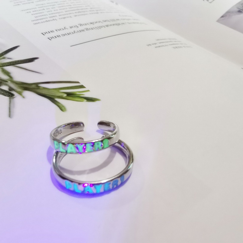 Cincin Model Terbuka Desain Hati Gaya Korea Untuk Pria Dan Wanita