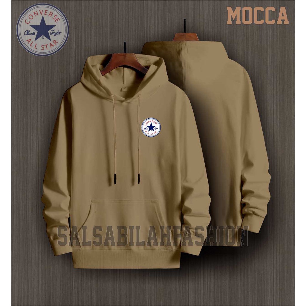 TERMURAH !! COD Jaket Sweater Hoodie Pria Distro CONVERSOriginal Big Size Jumbo M - XXL