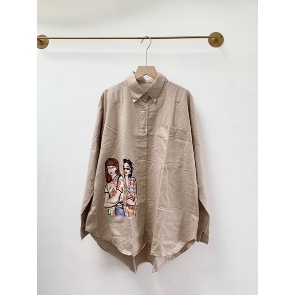 KEMEJA JUMBO LINEN SABLON