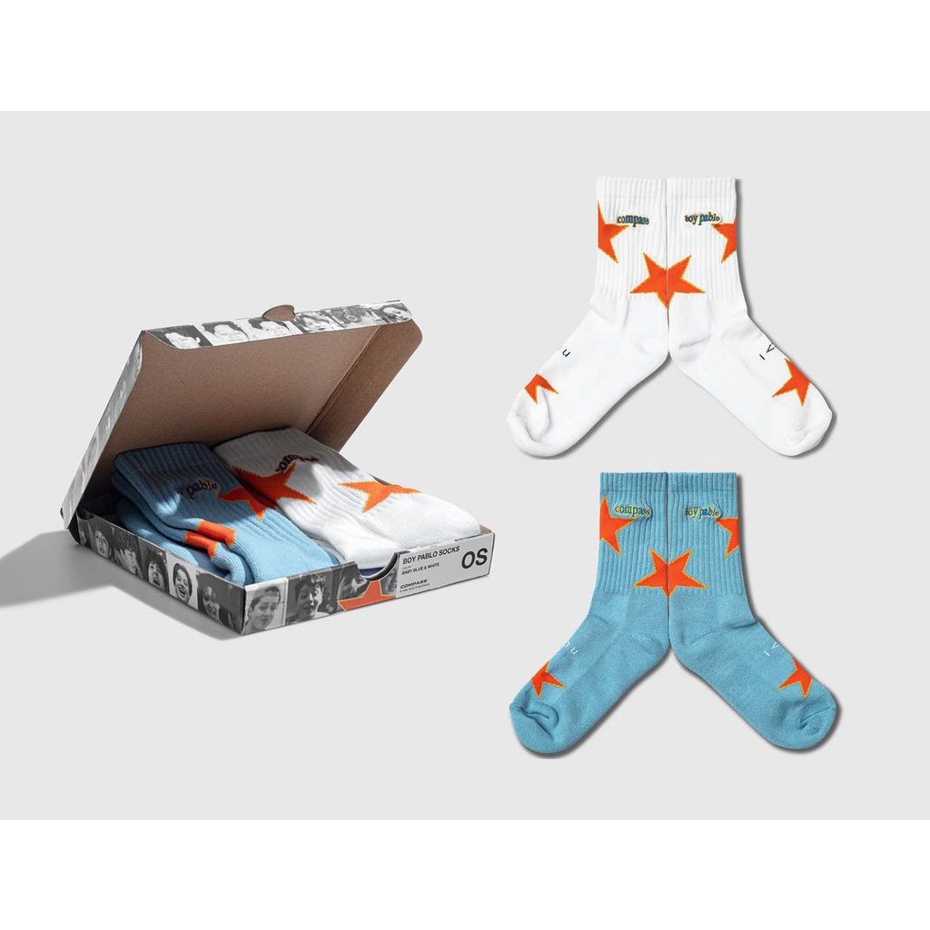 Apparel Compass x Boy Pablo (BACA DESKRIPSI)  (T-SHIRT/SOCKS/BEANIE/HAT)