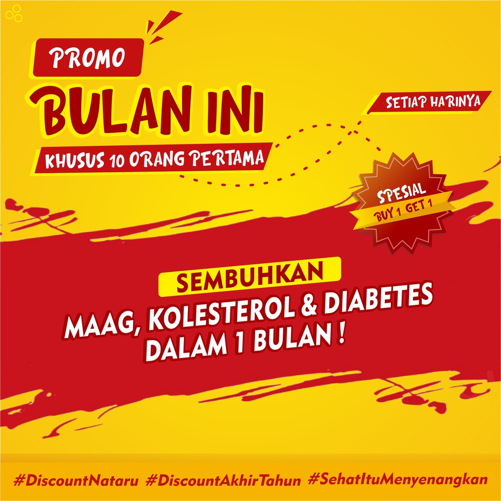 

PAKET HEMAT Sembuh Maag, Kolesterol dan Diabetes - GARANSI
