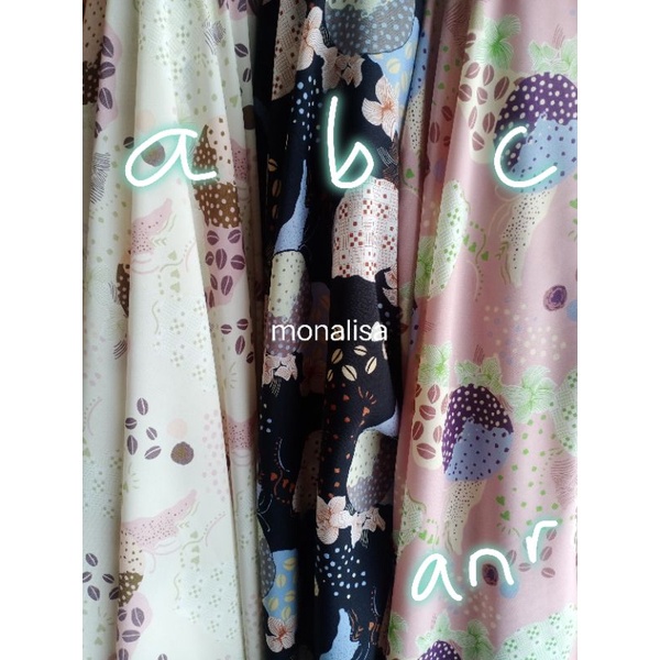 kain monalisa motif cantik