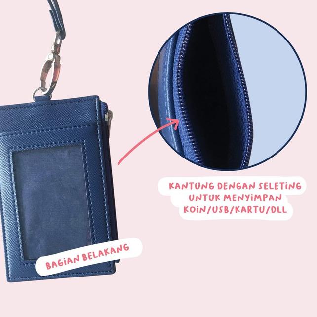 ➱➴≛❉ Sovlo - ID Card Wallet Indonesian Strong Woman Model Baru