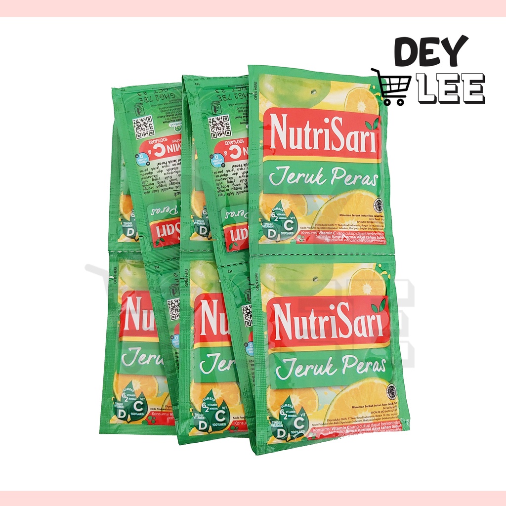 

NUTRISARI Jeruk Peras 14 gr per 10 sachets Minuman Serbuk Jeruk