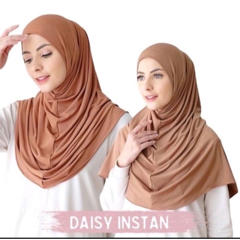 Khimar DAISY Instan Bergo MALAY JERSEY Premium