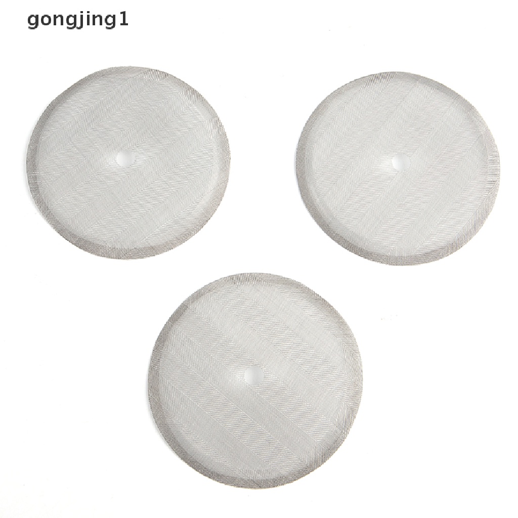 3 Pcs Saringan Pembuat Kopi Bahan Stainless Steel Dapat Digunakan Kembali