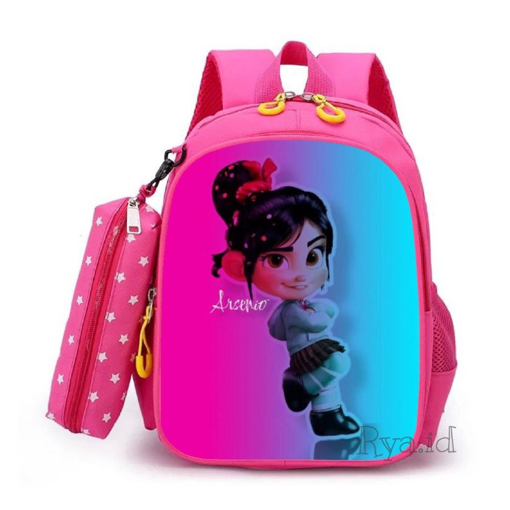 Rya.id - Lagi Hits Tas Ransel Anak Terbaru 2022 Motif Kartun Venellope Viral Tas Ransel Anak Serba Guna Best Seller Cocok Untuk Anak Tk Paud Sd