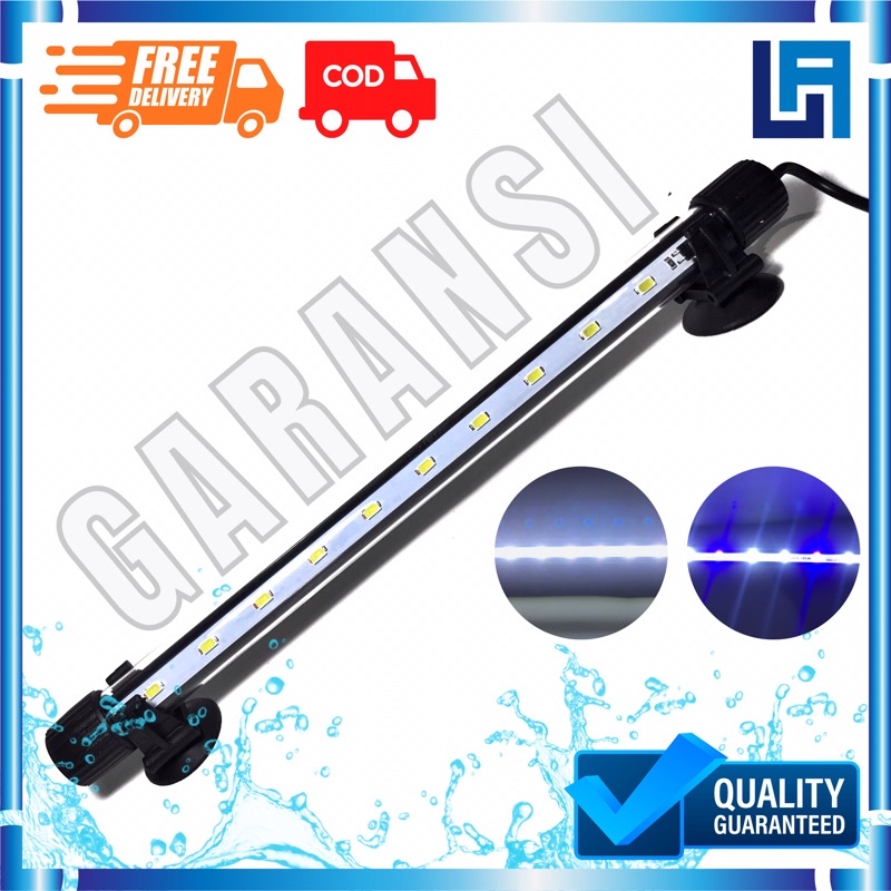 Jual Lampu Aquarium Celup 30cm LED Akuarium Ukuran 40cm 30cm 20cm ...