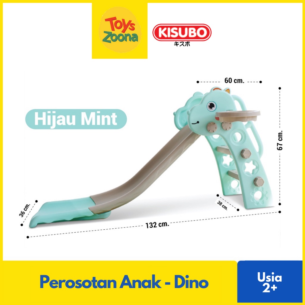 ToysZoona Perosotan Dino / Perosotan Anak Murah / Perosotan Kisubo / Mainan Perosotan