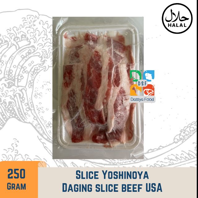 

Slice Beef Shortplate USA/Daging Iris Yoshinoya Impor USA 250gr