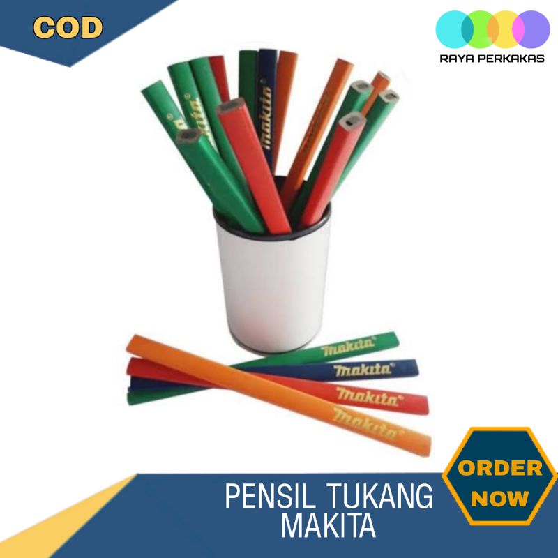 

Pensil Potelot Tukang Makita Besar Tebal per 1 pcs