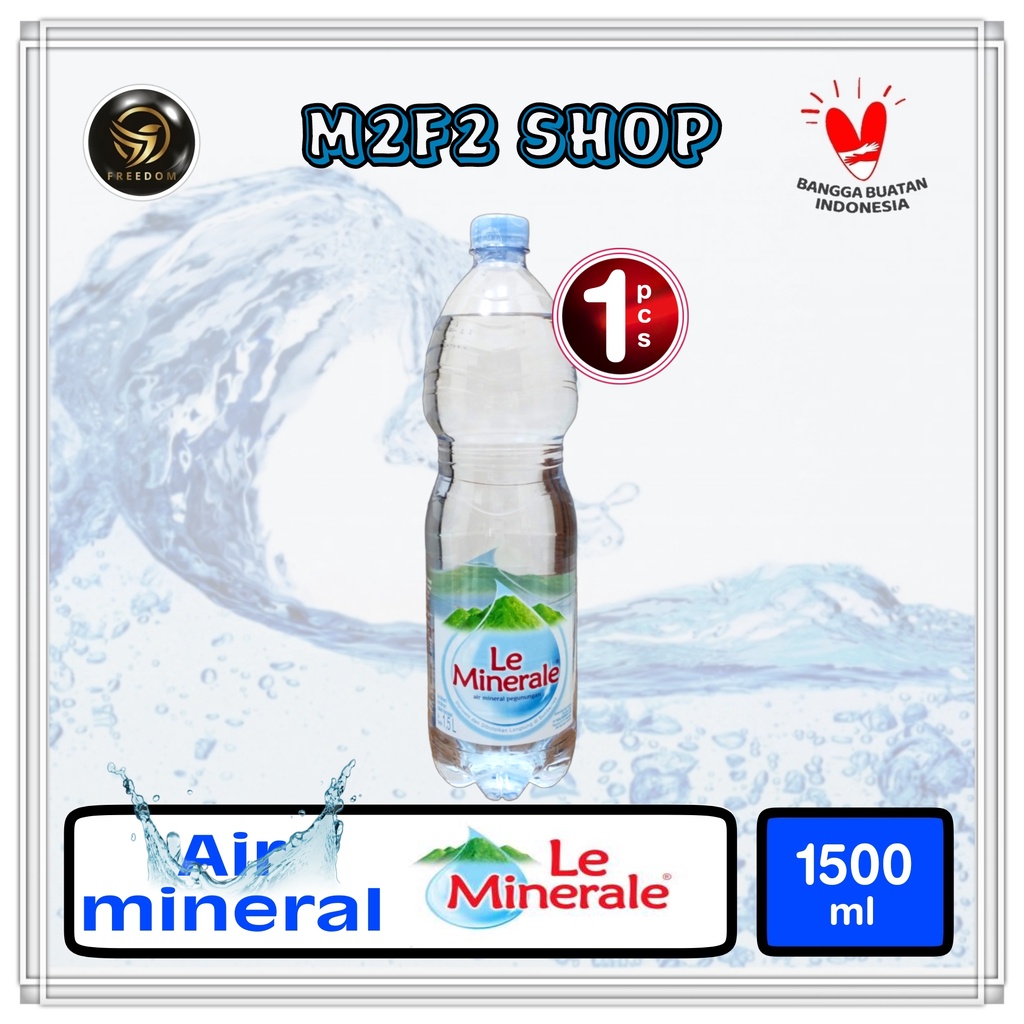 

Air Mineral Le Minerale Botol Besar Plastik Pet - 1500 ml (Kemasan Satuan)