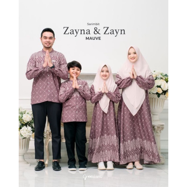 [READY]Zayna & Zayn Sarimbit Series By Greenism || Gamis Anak Terlaris || Gamis Anak Muslimah