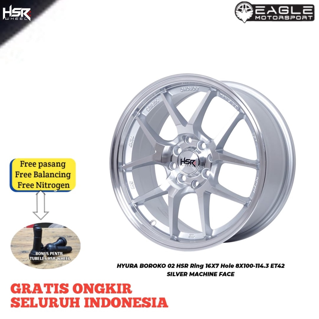 EAGLE | VELG MOBIL R16 RING 16 ORIGINAL HSR HYURA VELG MOBIL JAZZ AVANZA XENIA BRIO